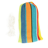 Hangmat - katoen - 150kg - 224x150cm - 2m touwen