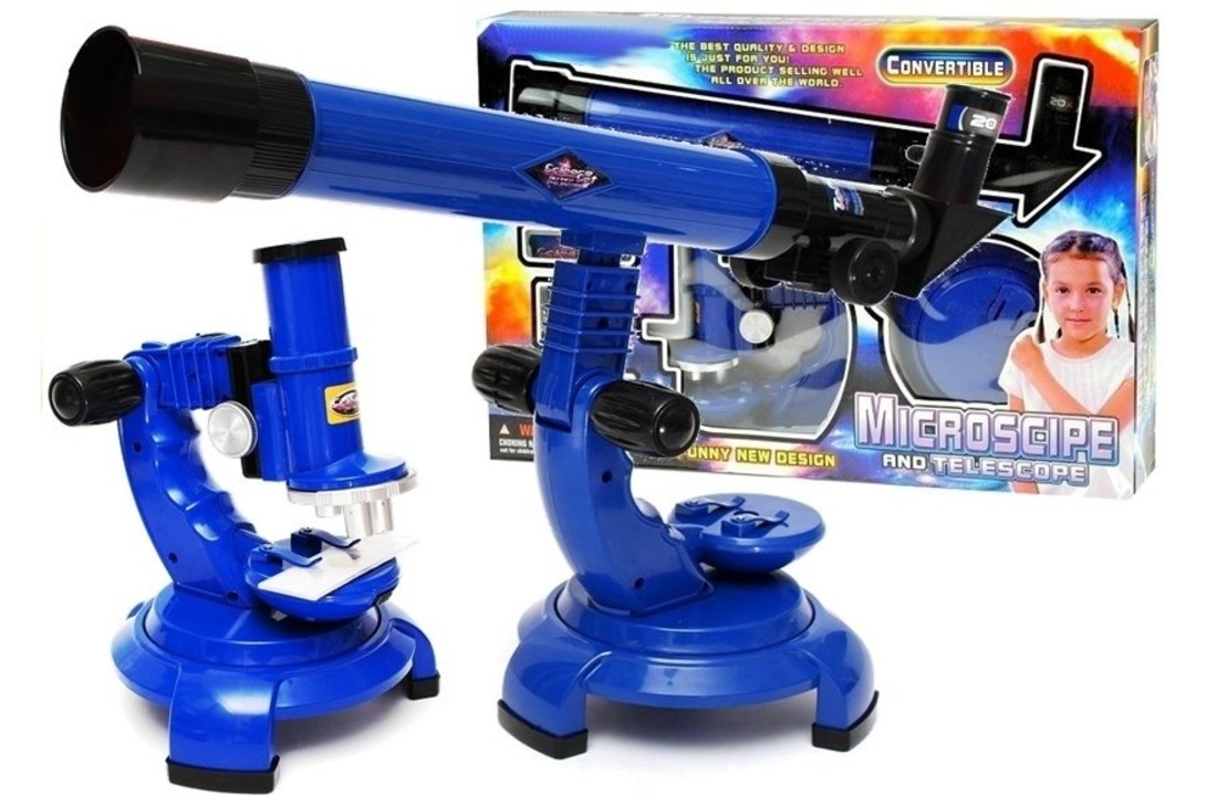 Telescoop & microscoop - verstelbaar - 4 cm & 14.5 cm x 5 cm