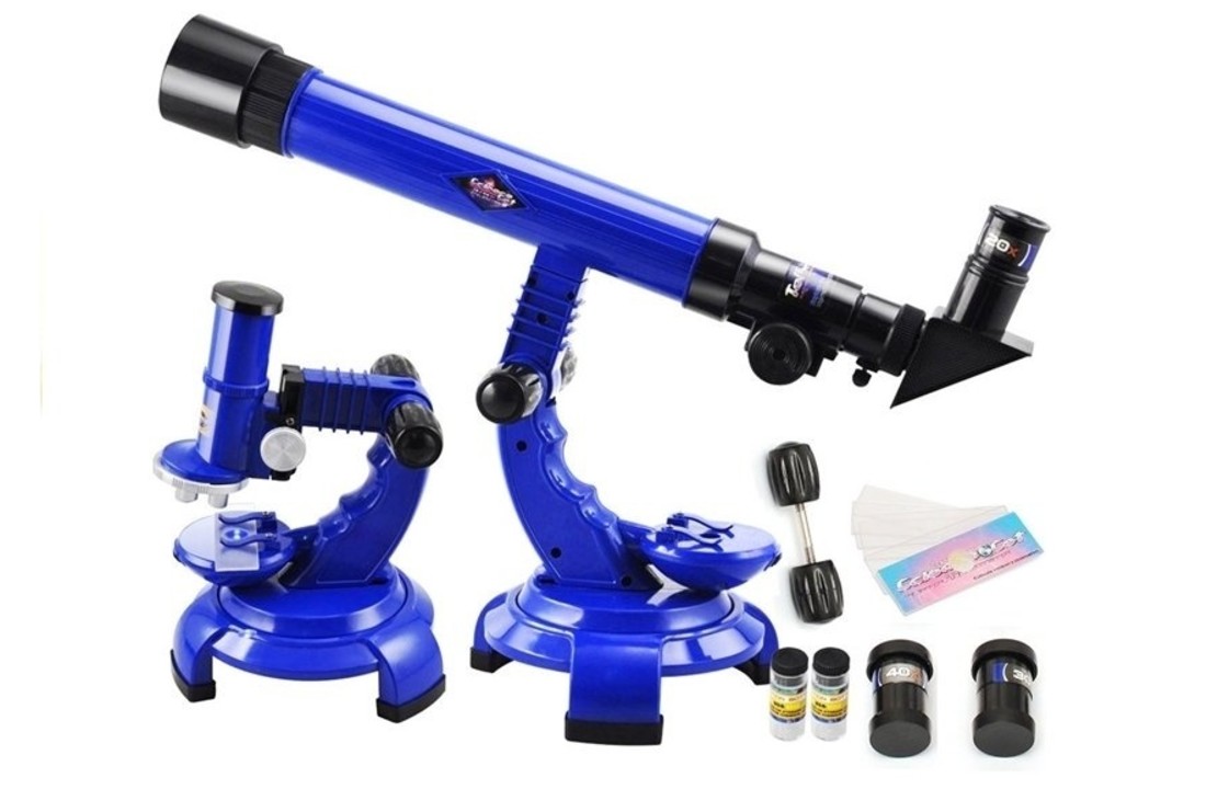 Telescoop & microscoop - verstelbaar - 4 cm & 14.5 cm x 5 cm