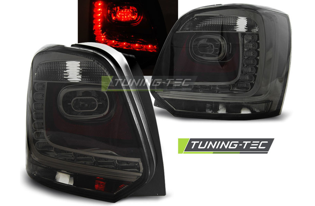 Achterlichten geschikt voor VW Polo 09-14 - smoke LED