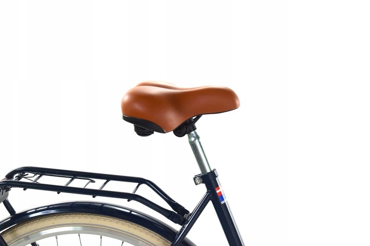 Damesfiets - 28 inch - met 3 versnellingen - marineblauw, crème