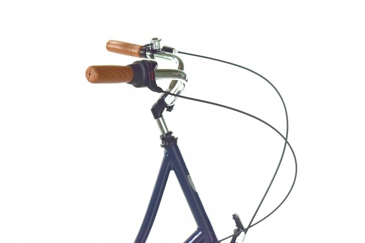 Damesfiets - 28 inch - met 3 versnellingen - marineblauw, crème