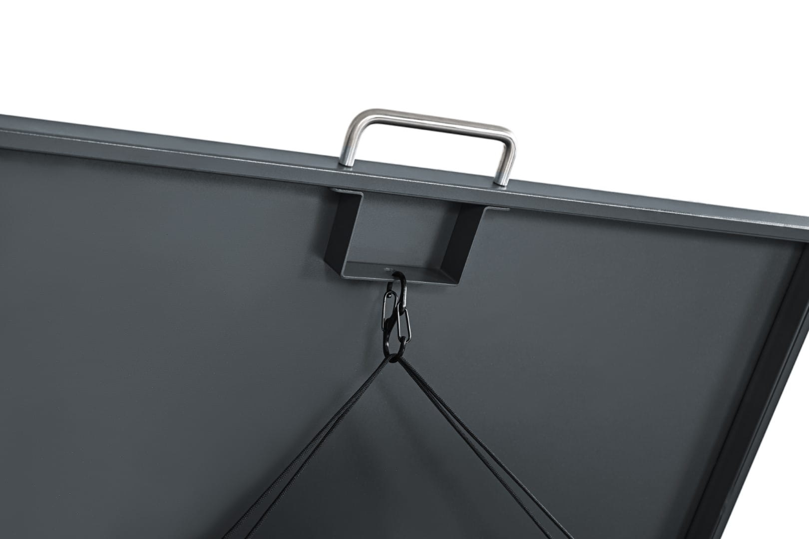 Container ombouw - 2 containers - 132x80x116cm - antraciet houtlook