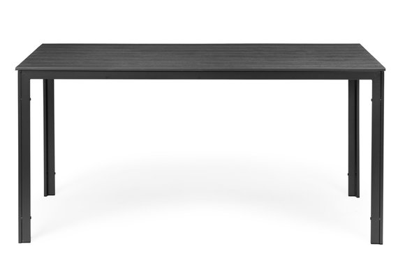 Tuintafel 6-persoons - polywood - grijs - 156x78 cm