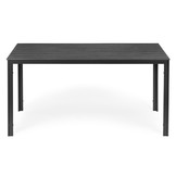 Tuintafel 6-persoons - polywood - grijs - 156x78 cm