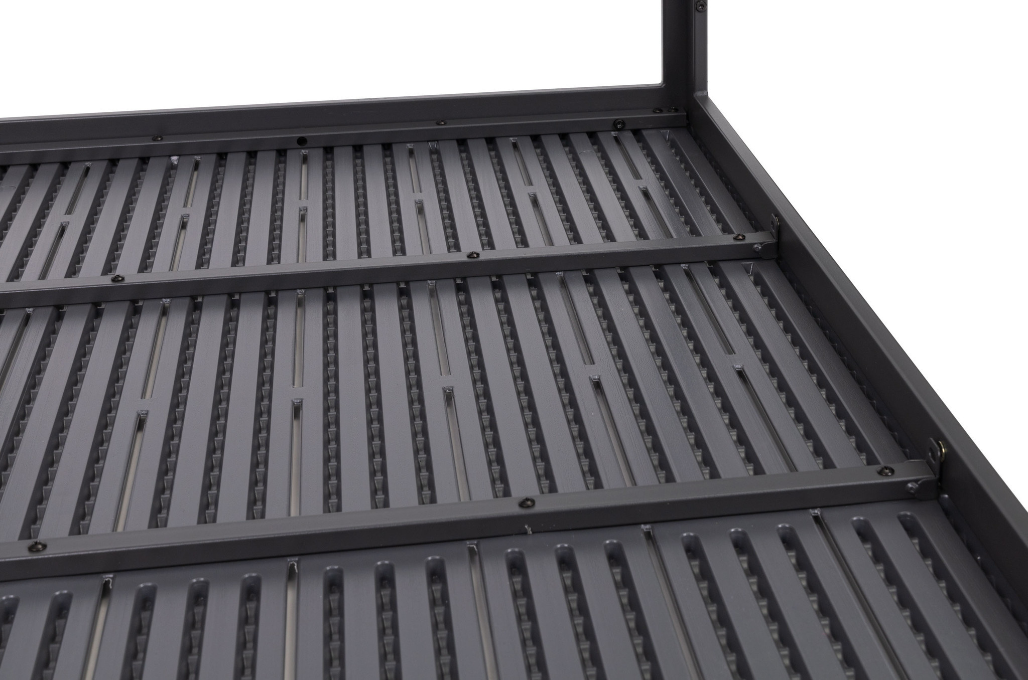 Tuintafel 6-persoons - polywood - grijs - 156x78 cm