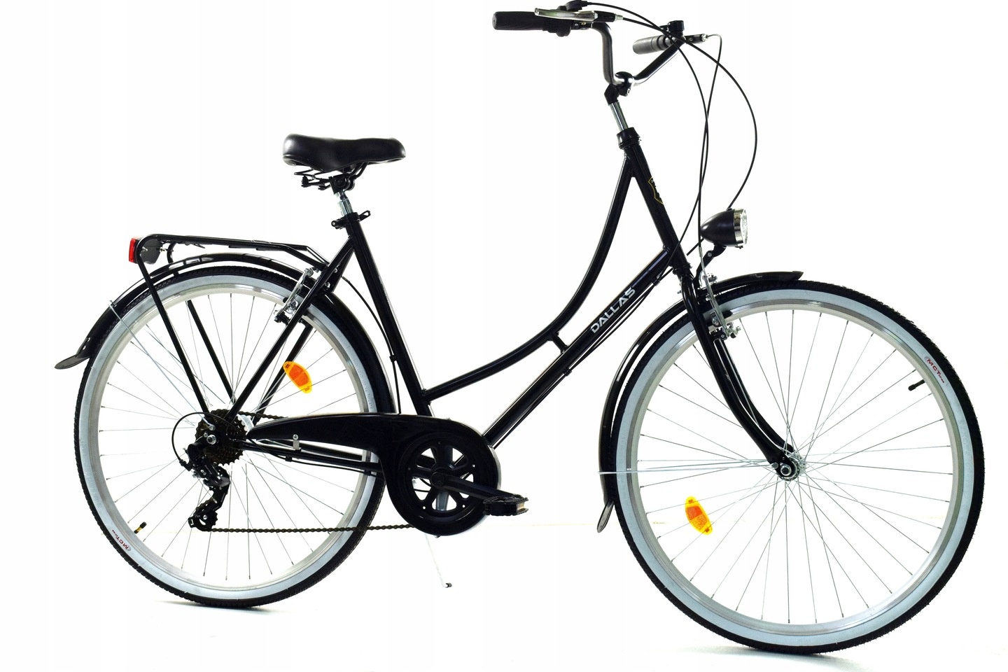 Damesfiets - 28 inch - met 7 versnellingen - zwart
