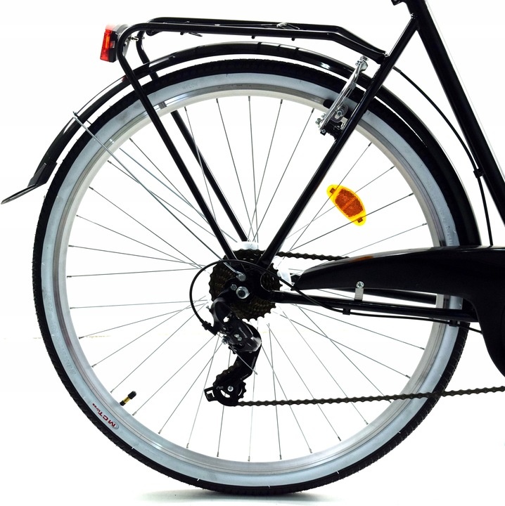 Damesfiets - 28 inch - met 7 versnellingen - zwart