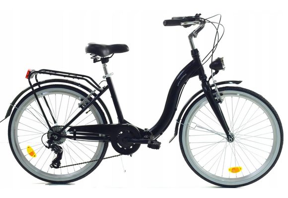 Vouwfiets Swan - 24 inch - 6 versnellingen - zwart
