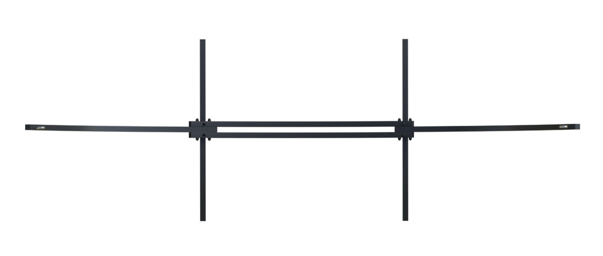 Hangmat standaard - viking choice - wit - 300x130cm - 220kg