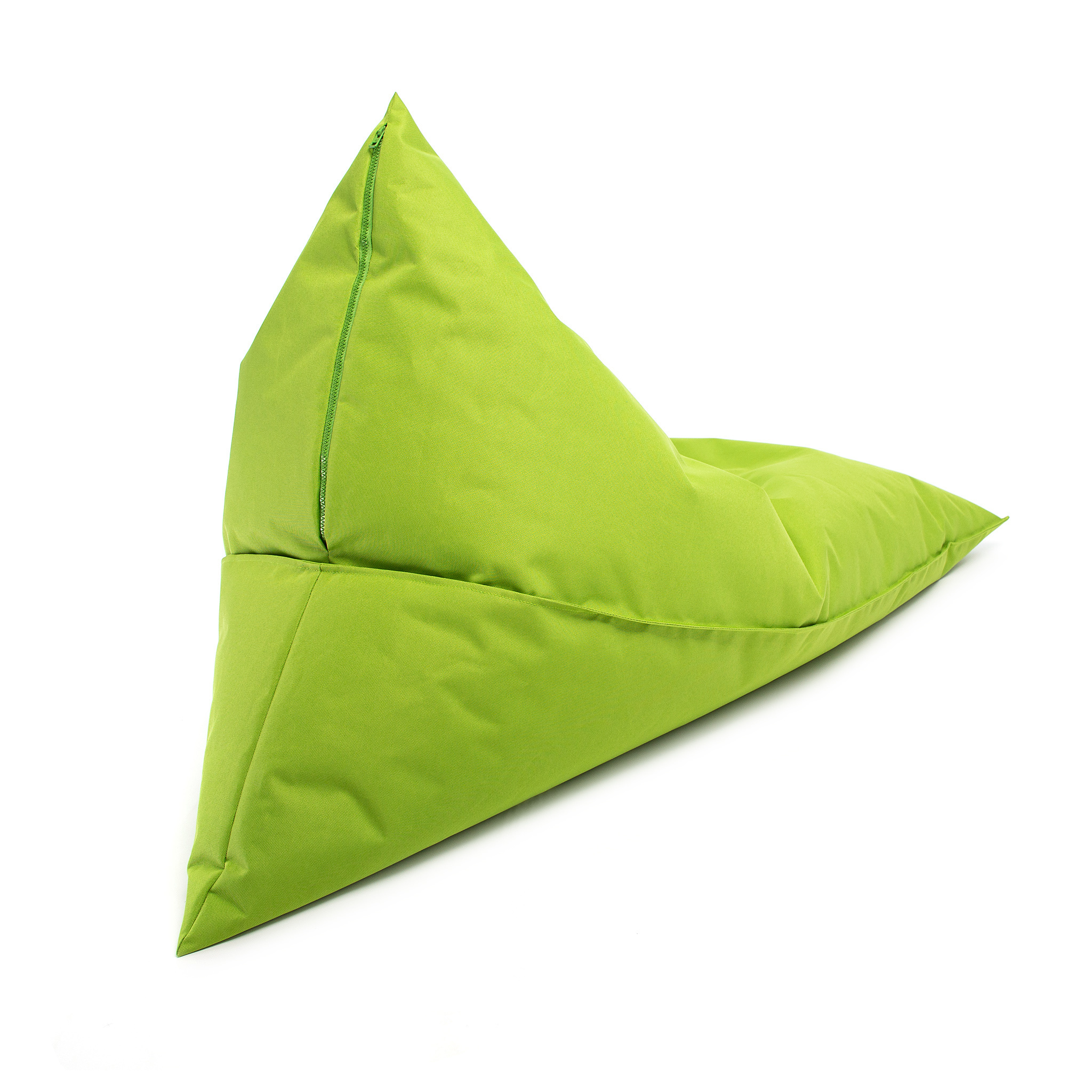 Zitzak kind - LAZY - S - 130x80x88 cm - polyester - lime groen