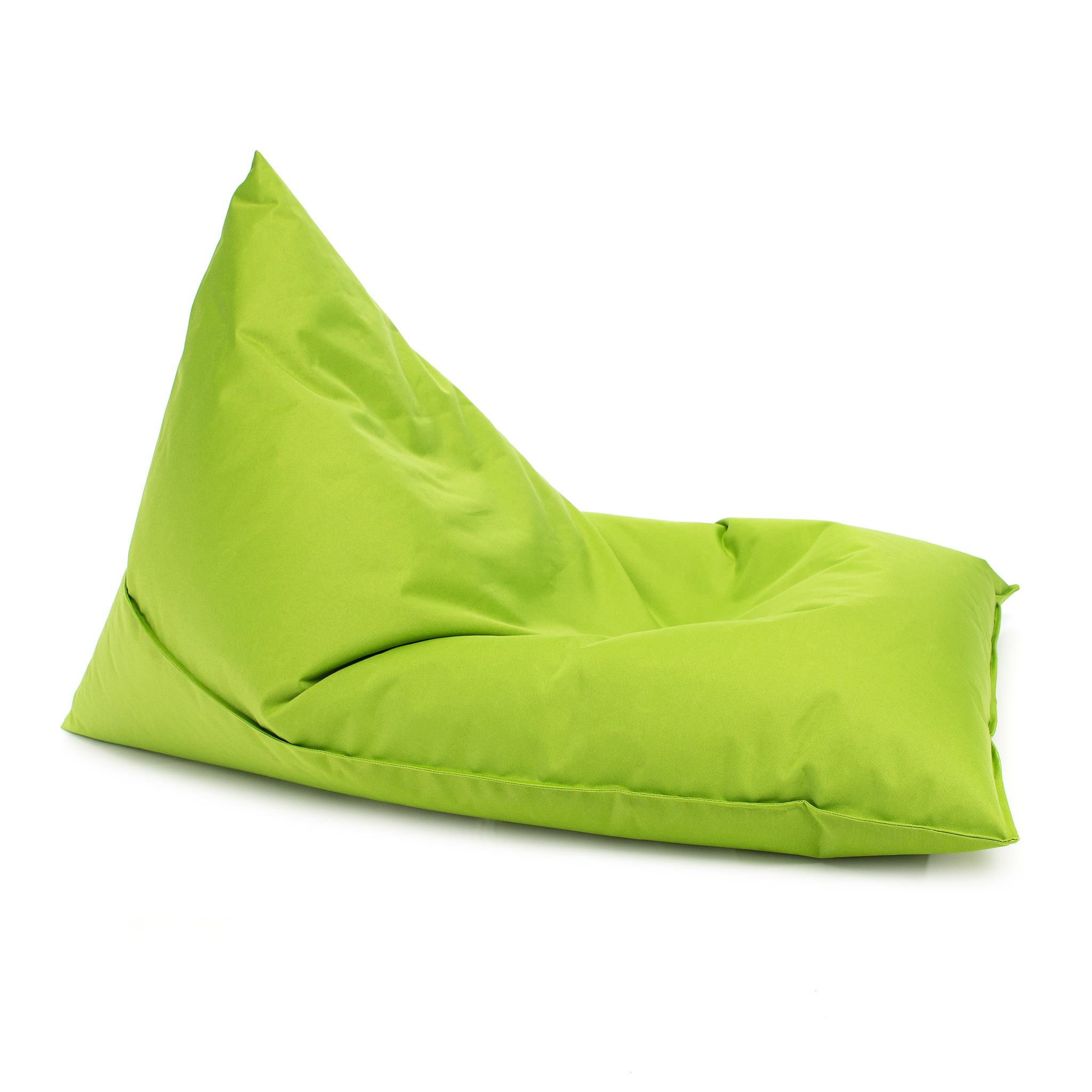 Zitzak kind - LAZY - S - 130x80x88 cm - polyester - lime groen
