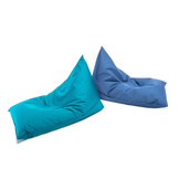 Zitzak kind - LAZY - S - 130x80x88 cm - polyester - blauw