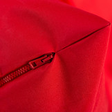 Zitzak kind - LAZY - S - 130x80x88 cm - polyester - rood