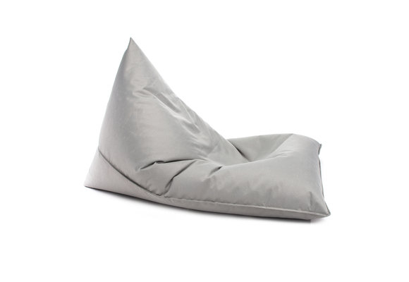 Zitzak kind - LAZY - S - 130x80x88 cm - polyester - lichtgrijs