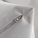 Zitzak kind - LAZY - S - 130x80x88 cm - polyester - lichtgrijs