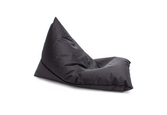 Zitzak kind - LAZY - S - 130x80x88 cm - polyester - zwart