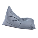 Zitzak kind - LAZY - S - 130x80x88 cm - polyester - grijs