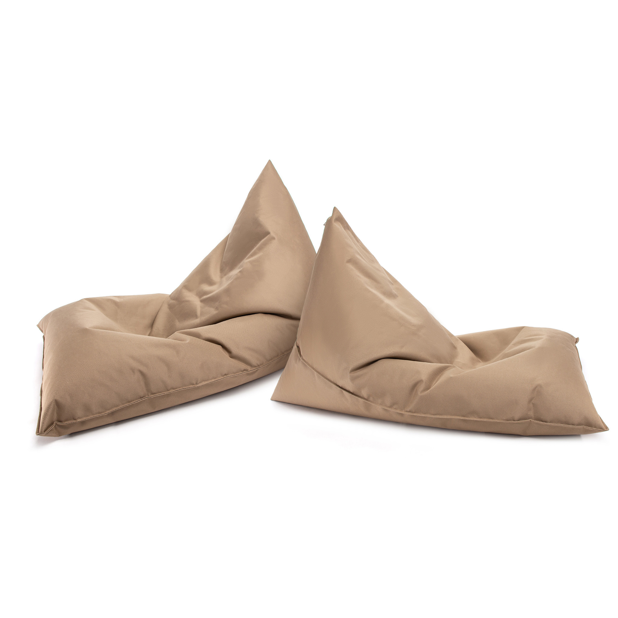 Zitzak kind - LAZY - S - 130x80x88 cm - polyester - beige