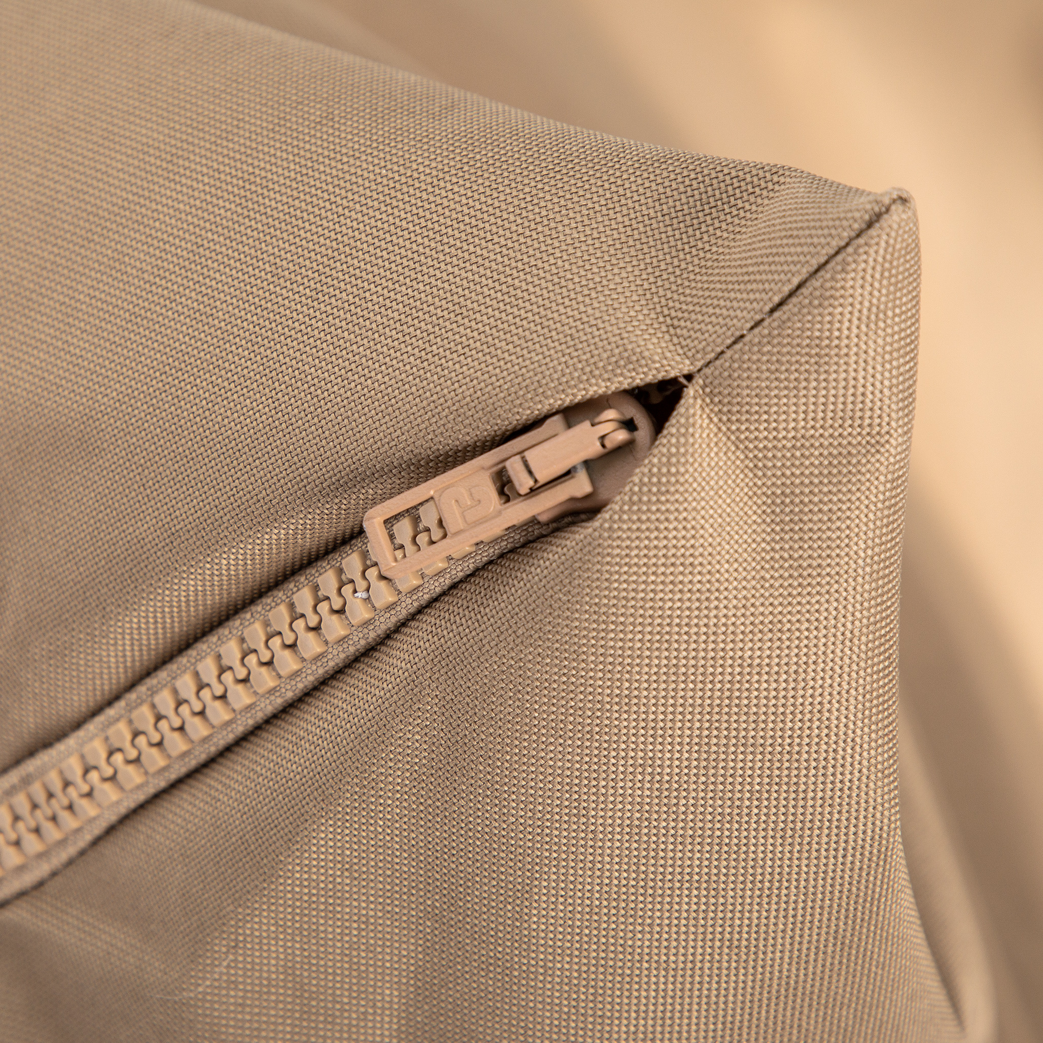 Zitzak kind - LAZY - S - 130x80x88 cm - polyester - beige