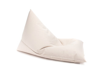 Zitzak kind - LAZY - S - 130x80x88 cm - polyester - crème
