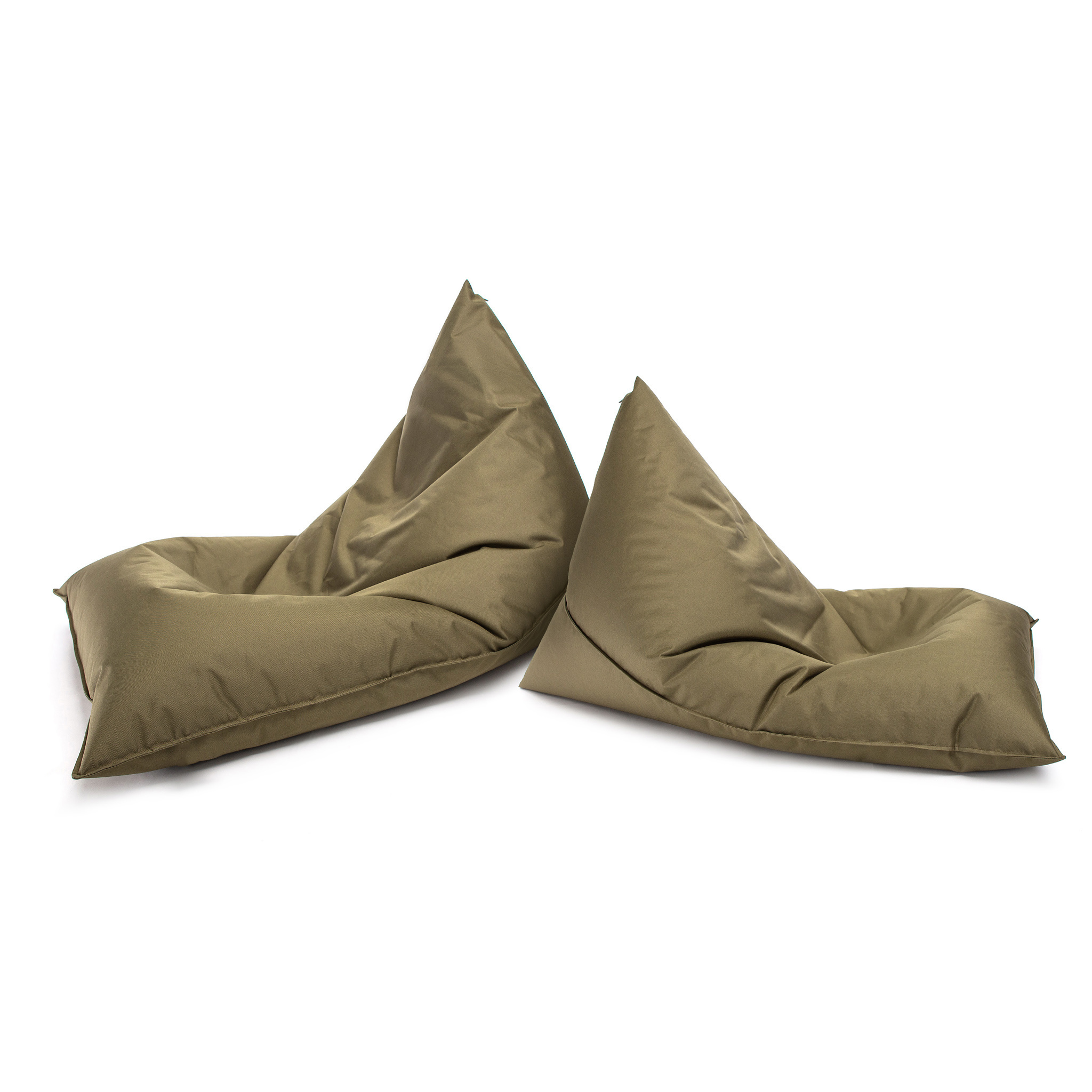 Zitzak kind - LAZY - S - 130x80x88 cm - polyester - khaki