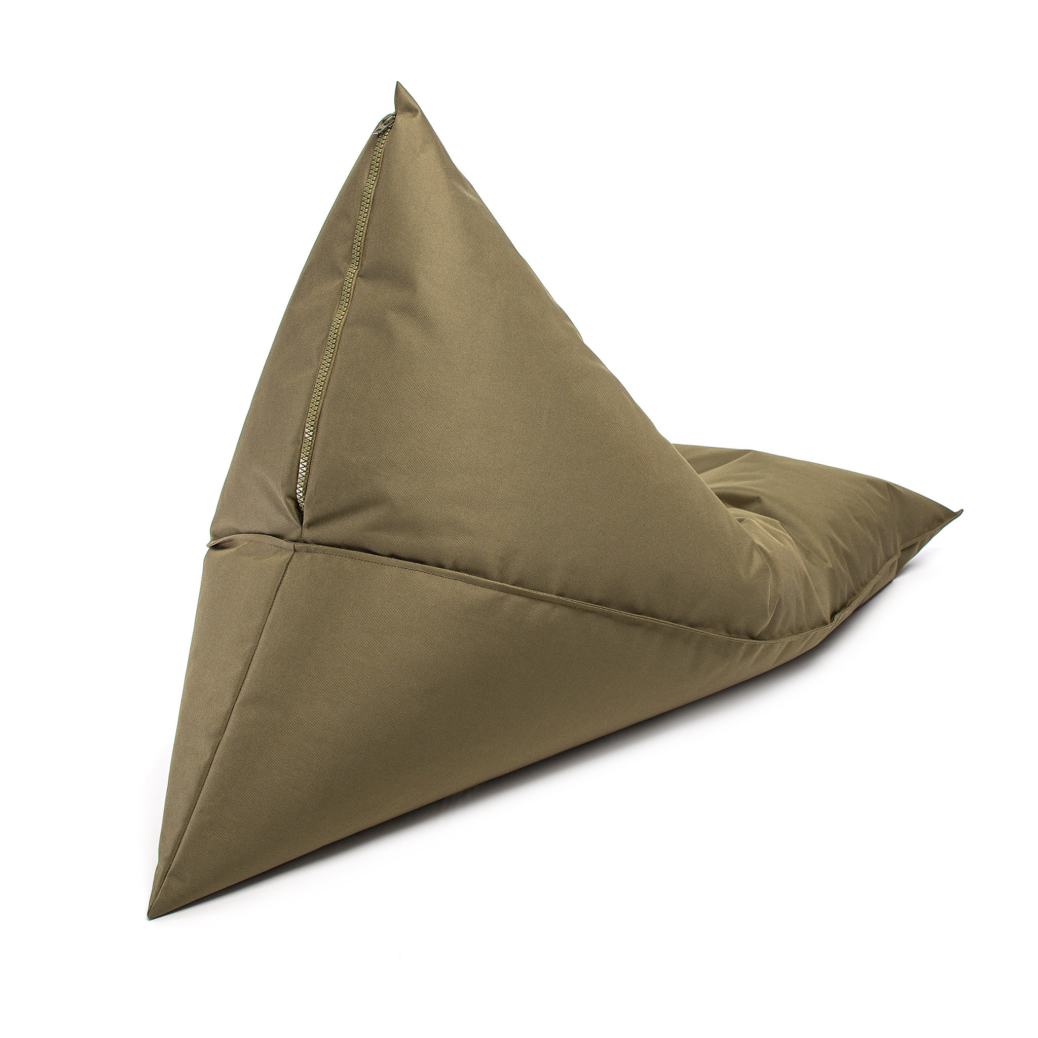 Zitzak kind - LAZY - S - 130x80x88 cm - polyester - khaki