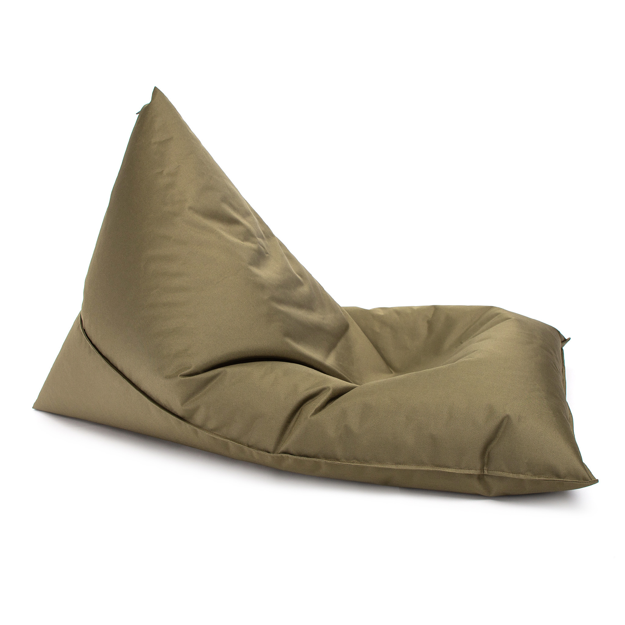 Zitzak kind - LAZY - S - 130x80x88 cm - polyester - khaki