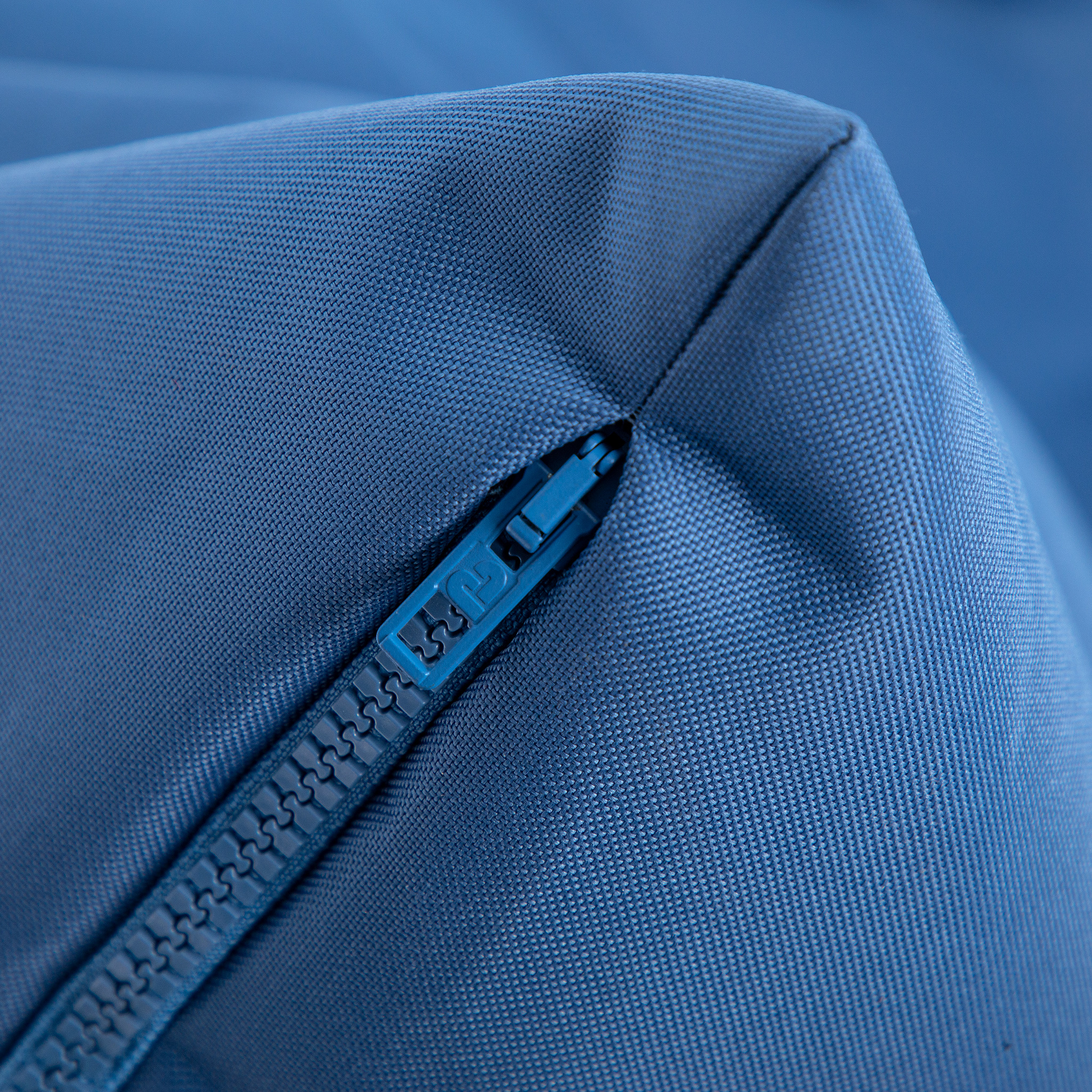 Zitzak kind - LAZY - S - 130x80x88 cm - polyester - donkerblauw