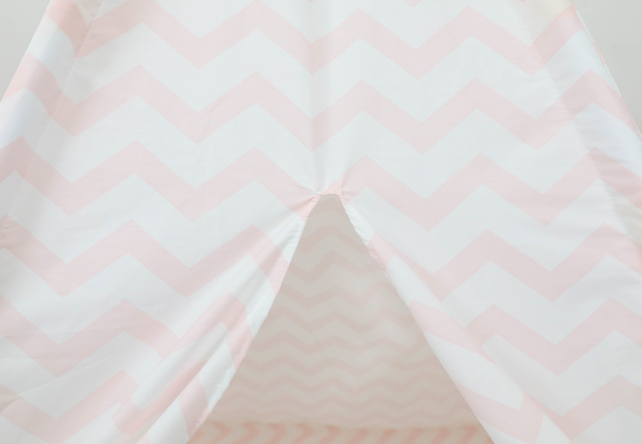 Tipi tent - speeltent met vloermat en kussens – roze - zigzag