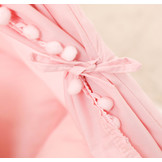 Tipi tent - speeltent met vloermat en kussens – roze