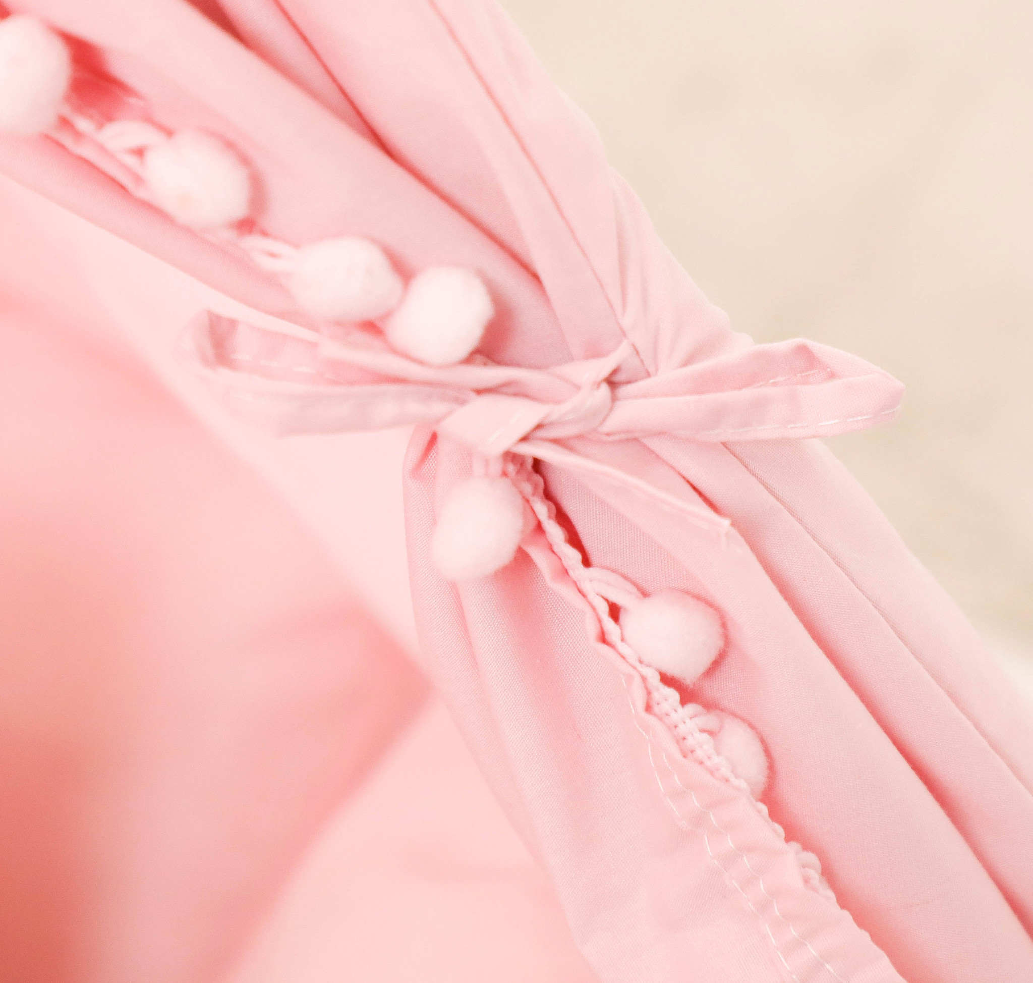 Tipi tent - speeltent met vloermat en kussens – roze