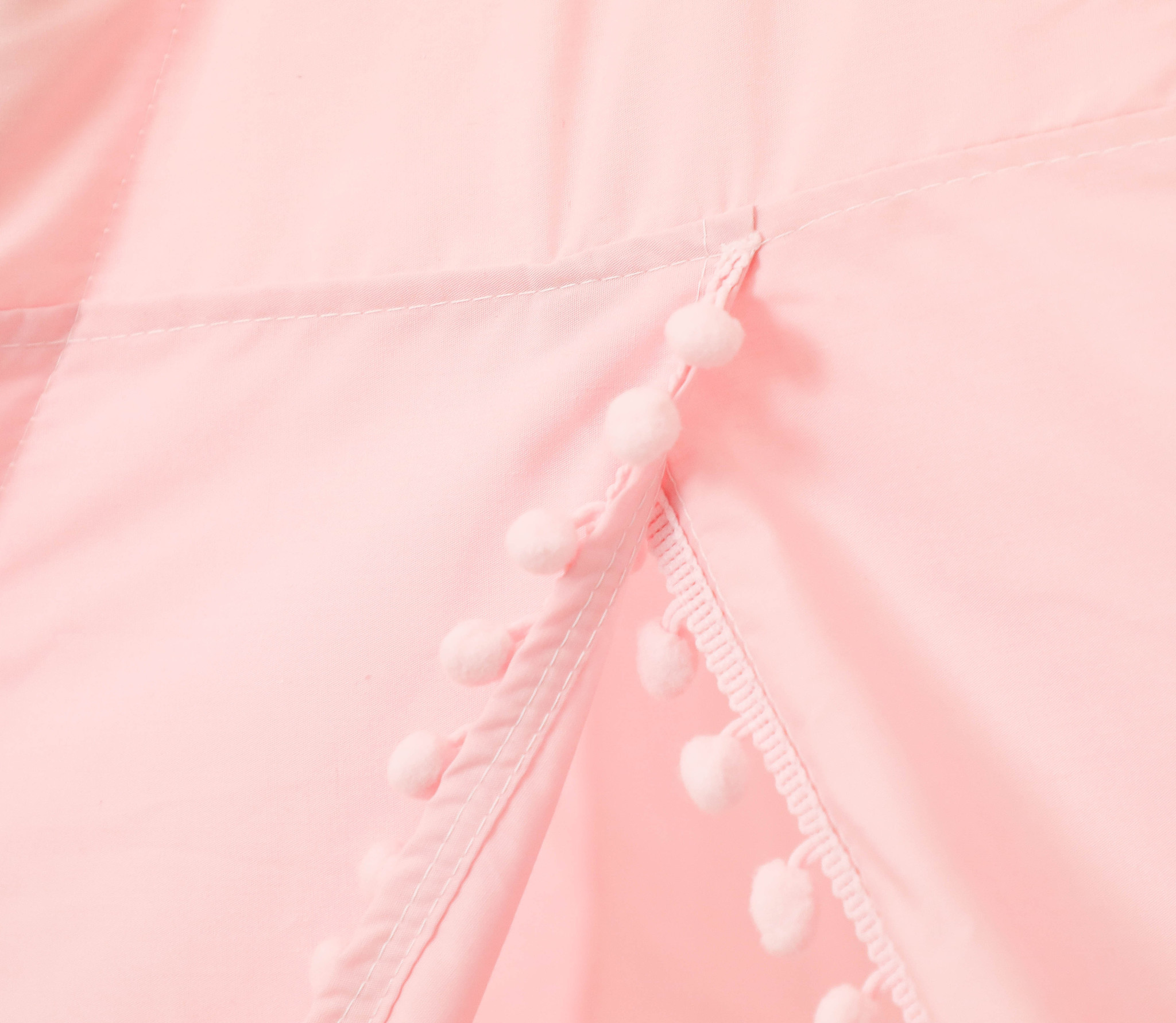 Tipi tent - speeltent met vloermat en kussens – roze