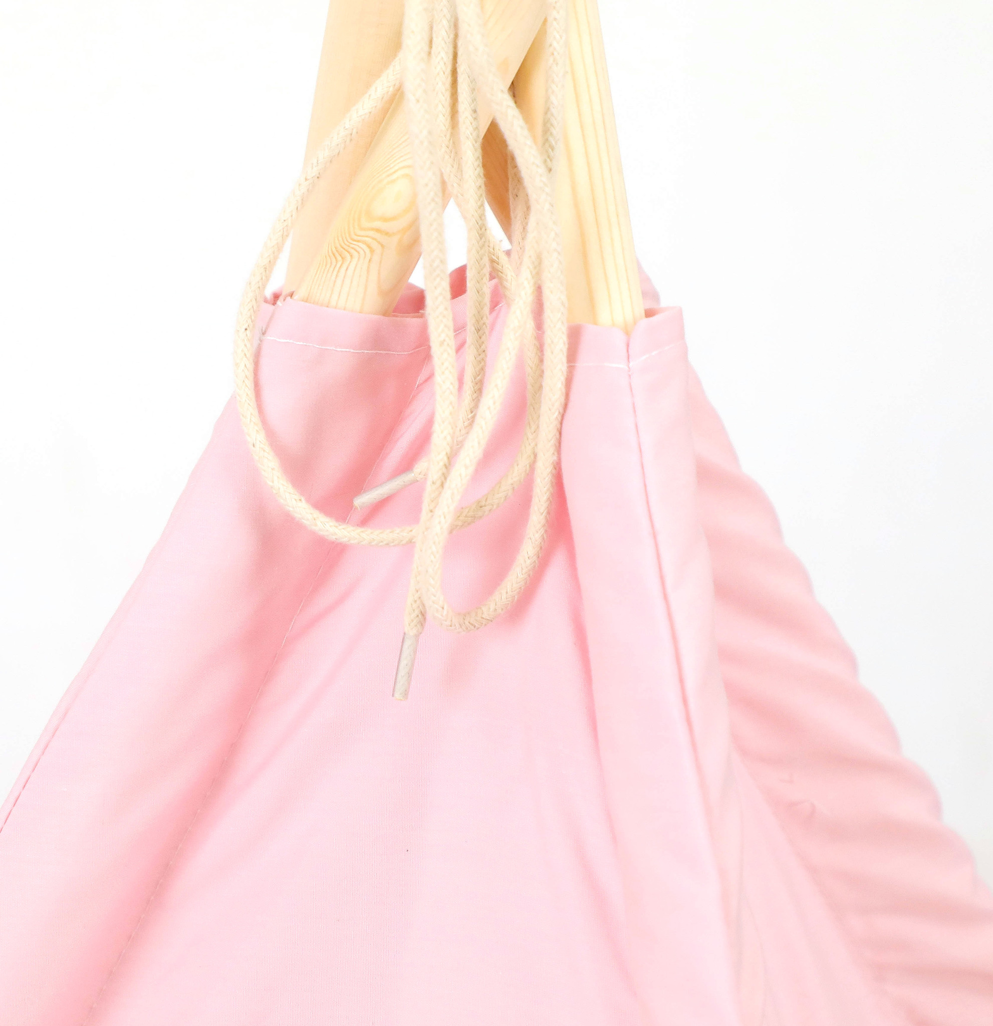 Tipi tent - speeltent met vloermat en kussens – roze