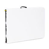 Inklapbare tafel - wit - 180x70cm - metaal/hdpe - 13,5kg