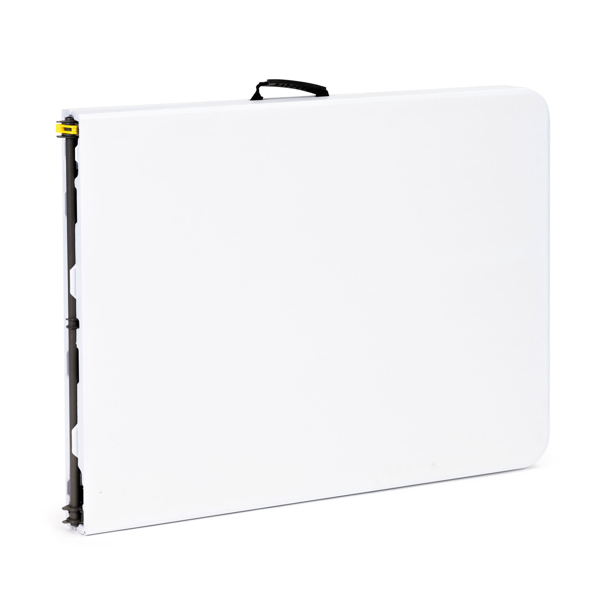 Inklapbare tafel - wit - 180x70cm - metaal/hdpe - 13,5kg