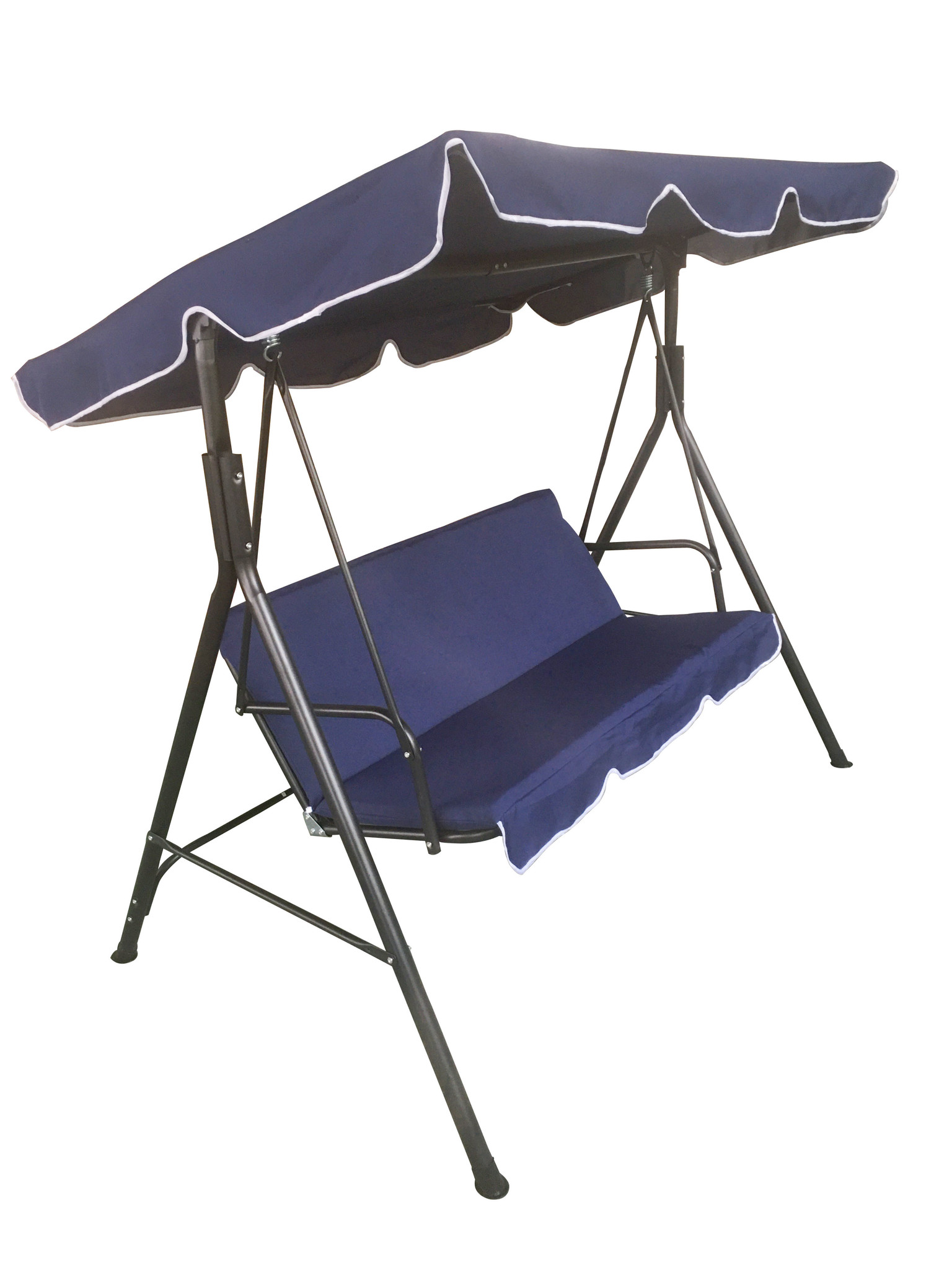 Schommelbank - tuin - 3 persoons - 170x110x152 cm - blauw