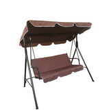 Schommelbank - tuin - 3 persoons - 170x110x152 cm - bruin