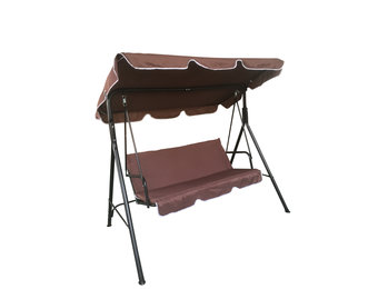 Schommelbank - tuin - 3 persoons - 170x110x152 cm - bruin