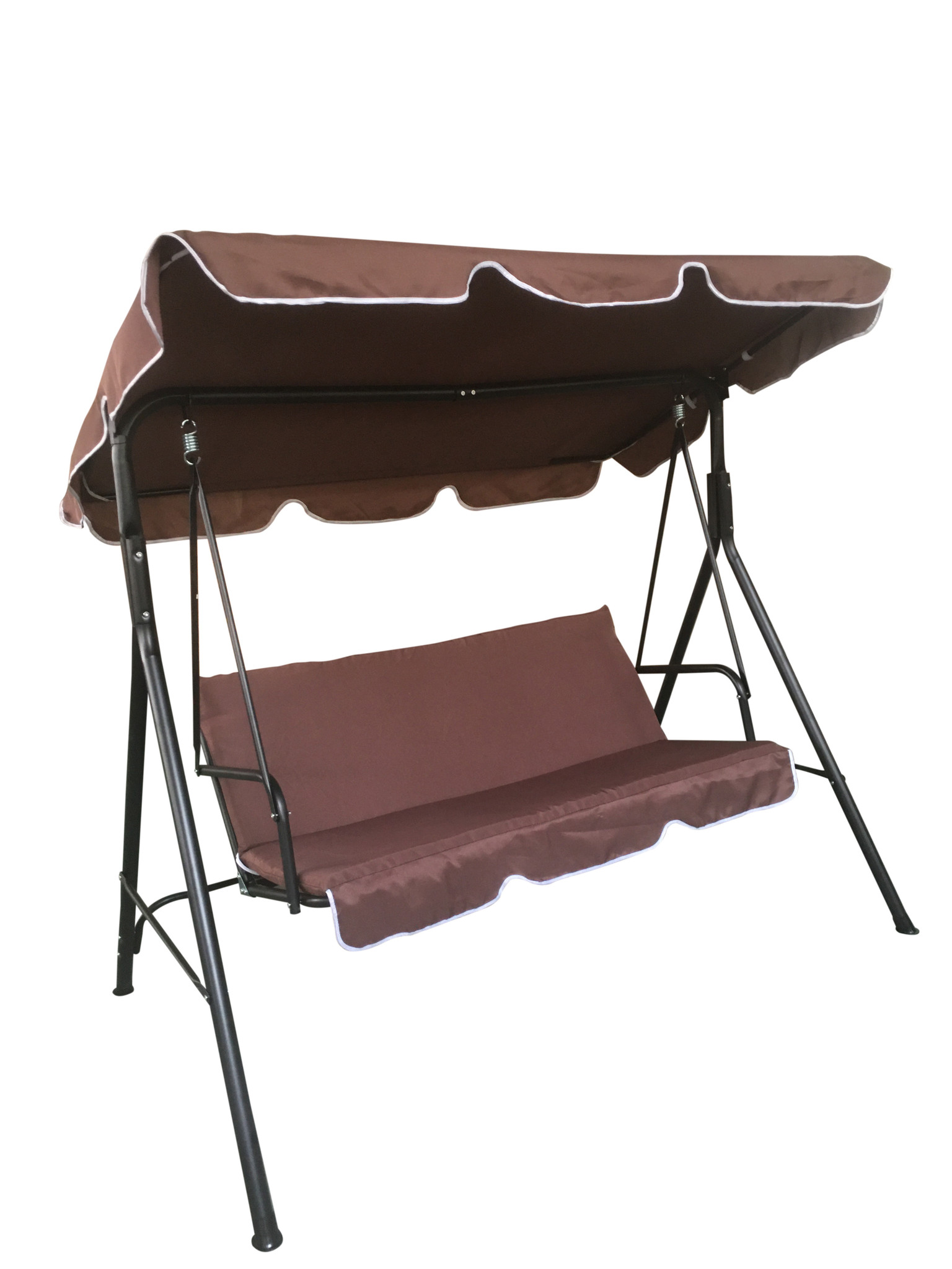 Schommelbank - tuin - 3 persoons - 170x110x152 cm - bruin