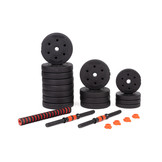 Verstelbare dumbbells - 40kg - 16 gewichten - halterset & stang