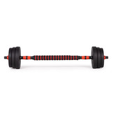 Verstelbare dumbbells - 40kg - 16 gewichten - halterset & stang