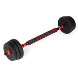 Verstelbare dumbbells - 40kg - 16 gewichten - halterset & stang
