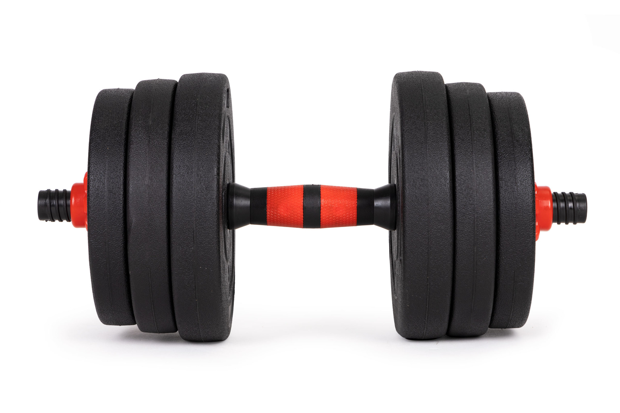 Verstelbare dumbbells - 40kg - 16 gewichten - halterset & stang