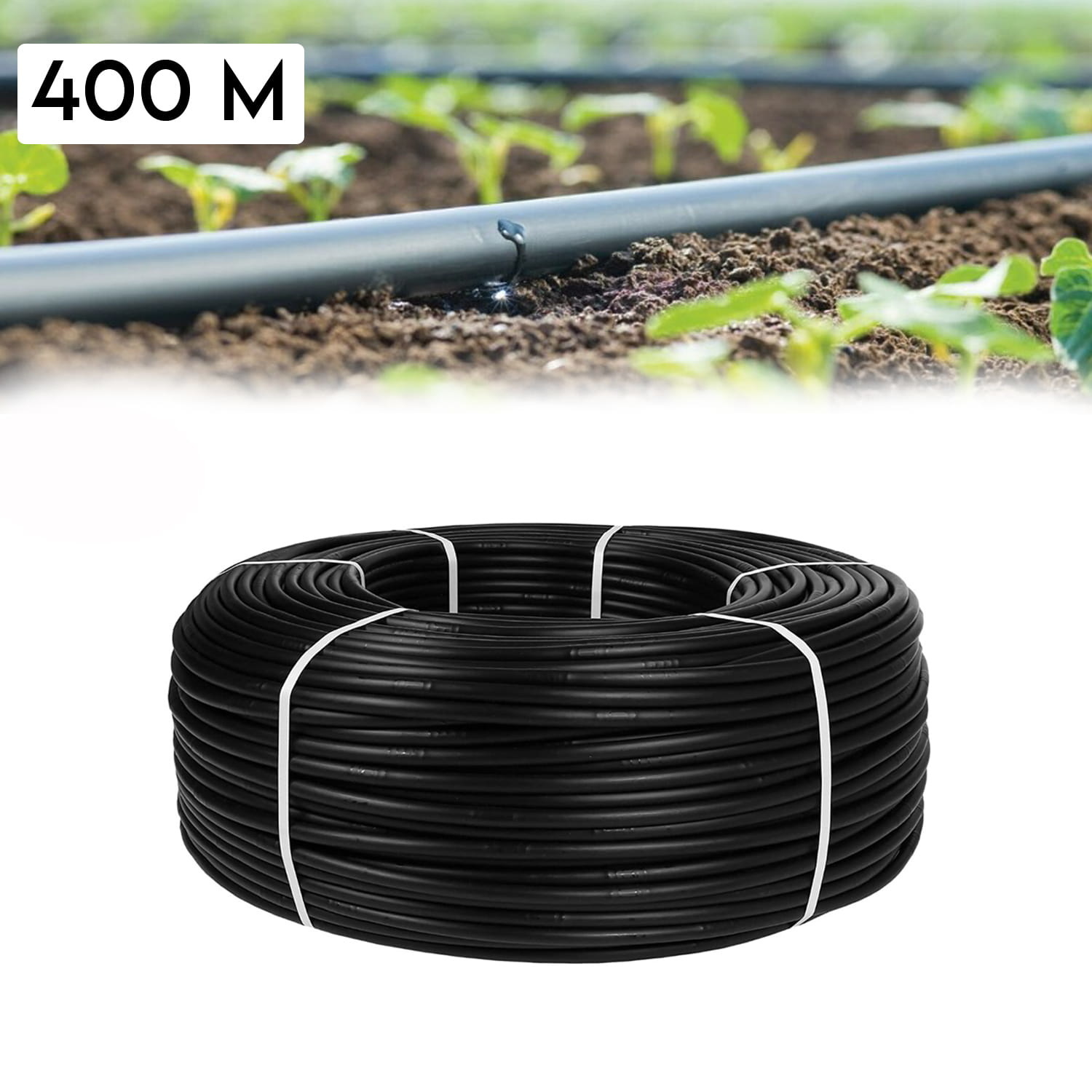 Druppelslang 400m - 15mm - 1mm - 0,4-5bar