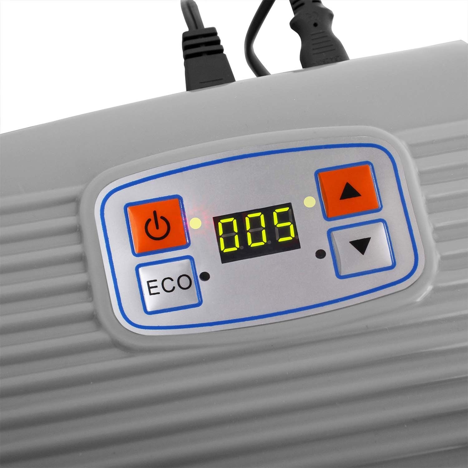 Koelbox met verwarmfunctie - 27 liter – grijs - usb