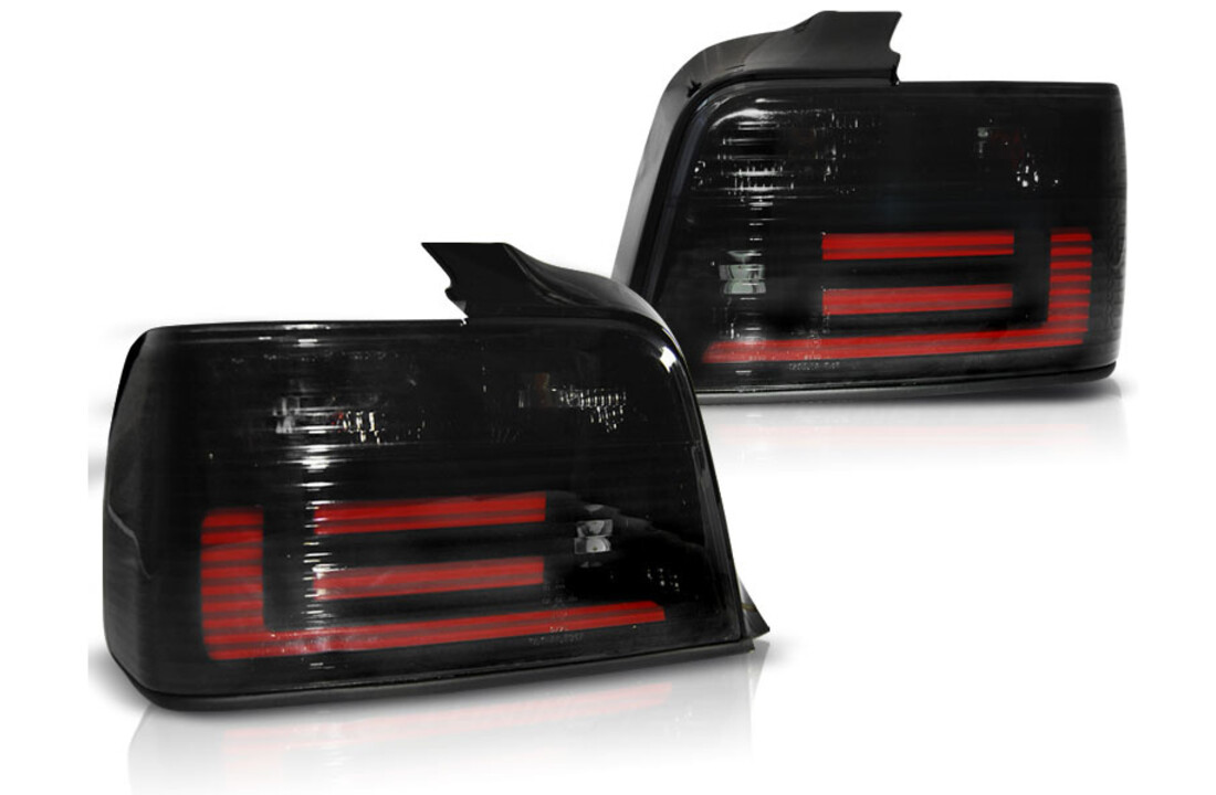 Achterlichten geschikt voor BMW E36 12 90-08 99 SEDAN SMOKE BAR LED