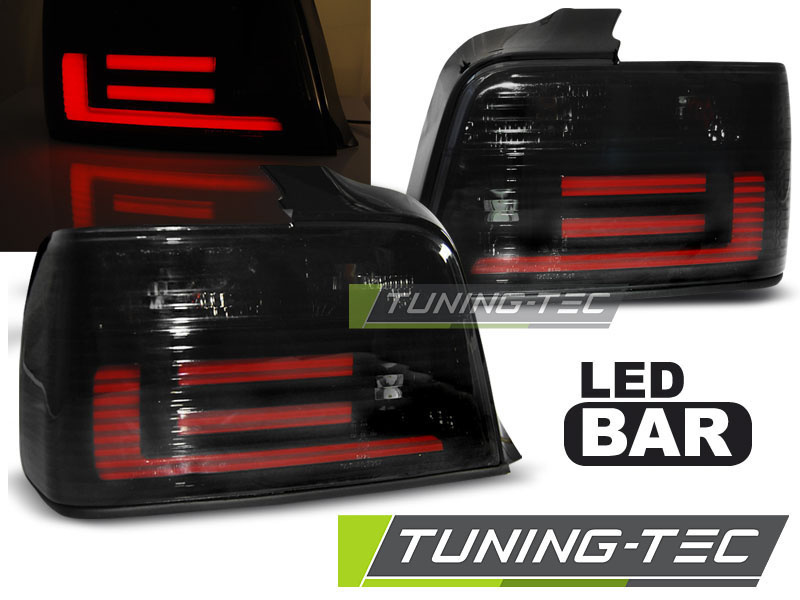 Achterlichten geschikt voor BMW E36 12 90-08 99 SEDAN SMOKE BAR LED