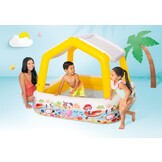 INTEX - baby zwembad - met afneembaar dak - 157x157x122 cm