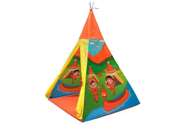 Tipitent speeltent - 100x100x135 cm - indianen wigwam